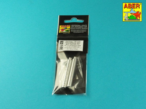 アベール 35L328 1/35 ドイツ VT1-2試作戦車用120 mm スムースボア ツーガンバレル(タコム用)