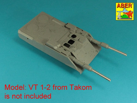 アベール 35L328 1/35 ドイツ VT1-2試作戦車用120 mm スムースボア ツーガンバレル(タコム用)