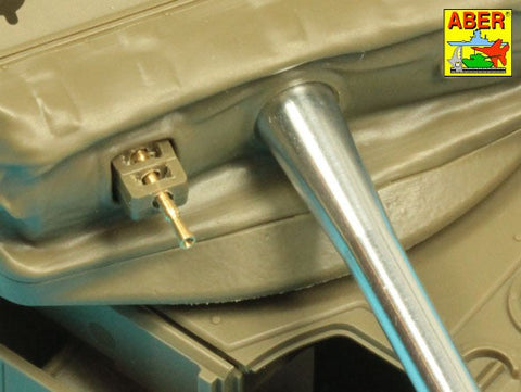 アベール 35L332 1/35 イギリス A34コメット巡航戦車用オードナンス QF 17ポンド砲 Mk. II 砲身 マズルブレーキ付(タミヤ用)