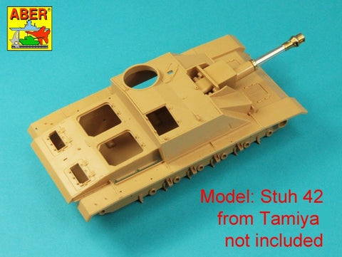 アベール 35L341 1/35 ドイツ 105 mm 42式突撃砲榴弾砲G(初期)型用 leFH 18 L/28 砲身 (汎用)