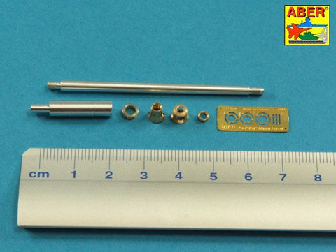 アベール 48L14 1/48 ドイツ 8.8cmKwk43/3 L/71 キングタイガー ヘンシェル砲塔用砲身(タミヤ用)