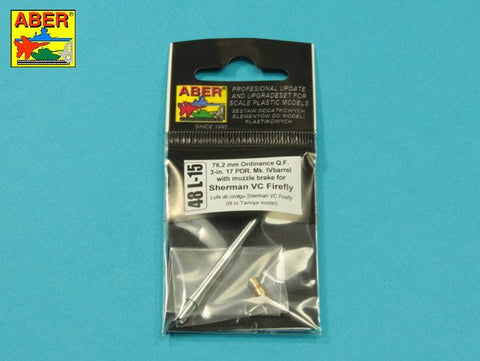 アベール 48L15 1/48 イギリス シャーマン ファイアフライVC用 17ポンド砲身(タミヤ用)