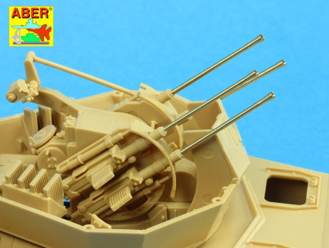 アベール 48L24 1/48 ドイツ ヴィルベルヴィント用 2cmFlak38四連装機関砲砲身