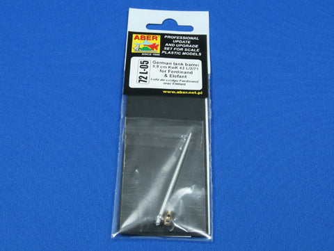 アベール 72L05 1/72 ドイツ エレファント駆逐戦車用 88ミリ KwK43/L/2/71砲身