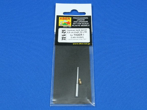 アベール 72L21 1/72 ドイツ タイガーI 後期型用 88ミリ KwK36/L56砲身