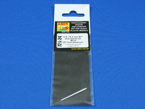 アベール 72L24 1/72 アメリカ M10駆逐戦車用 76.2ミリ M7砲身