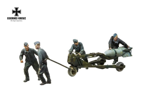 アンドレアミニチュアズ EK72-F010 1/72 ドイツ空軍 爆弾運搬チーム 1940年