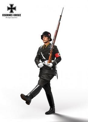 アンドレアミニチュアズ EK16-F011 1/16 儀仗兵部隊 LAH ガチョウ足行進をする兵士 1939年