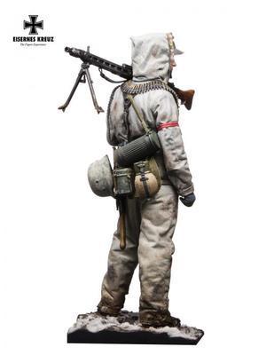 アンドレアミニチュアズ EK48-F008 1/48 MG42機関銃手 親衛隊二等兵 1944年