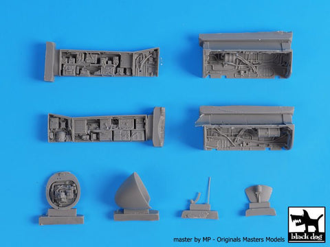 ブラックドッグ A32010 1/32 A-7 コルセア II レーダー+エレクトロニック+ホイールベイ (トランぺッター用)