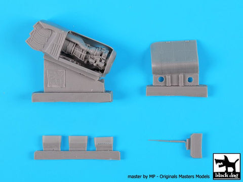 ブラックドッグ A48042 1/48 AH-64 D エンジン(イタレリ用)