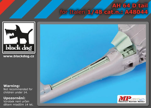 ブラックドッグ A48044 1/48 AH-64 D テール(イタレリ用)
