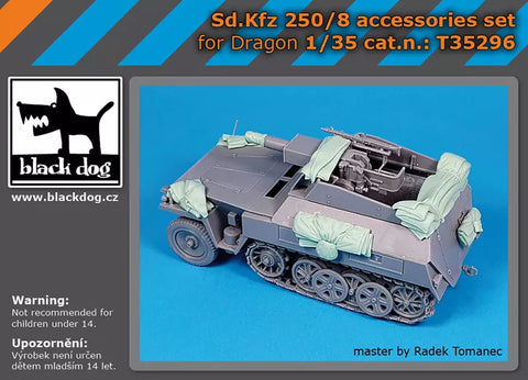 ブラックドッグ T35296 1/35 Sd.Kfz 250/8 アクセサリーセット (ドラゴン用)