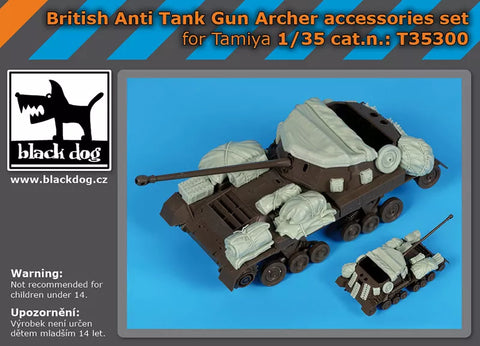 ブラックドッグ T35300 1/35 イギリス 対戦車砲 アーチャー アクセサリーセット (タミヤ用)