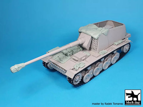 ブラックドッグ T35303 1/35 ドイツ 12,8 cm シュタール・エミール アクセサリーセット (トランぺッター用)