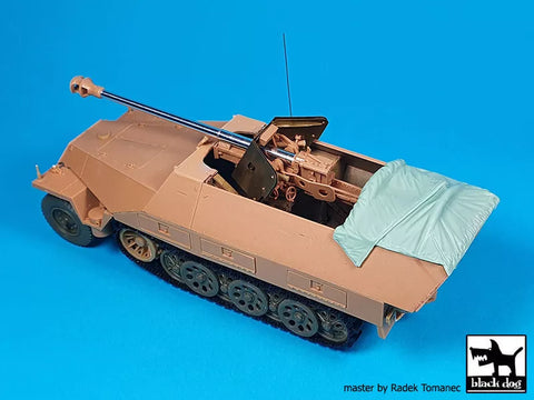 ブラックドッグ T35309 1/35 Sd.Kfz 251/22 Ausf.D キャンバス for AFV