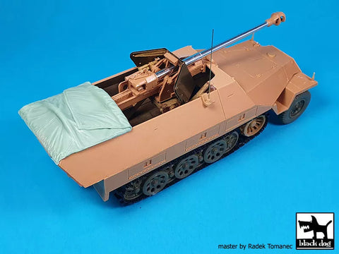 ブラックドッグ T35309 1/35 Sd.Kfz 251/22 Ausf.D キャンバス for AFV