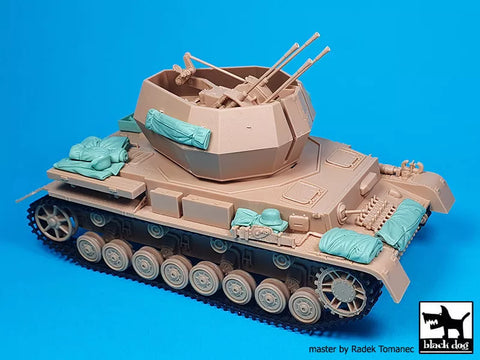 ブラックドッグ T35312 1/35 フラックパンサー IV ワイヤベルウィンド アクセサリーセット (アカデミー用)