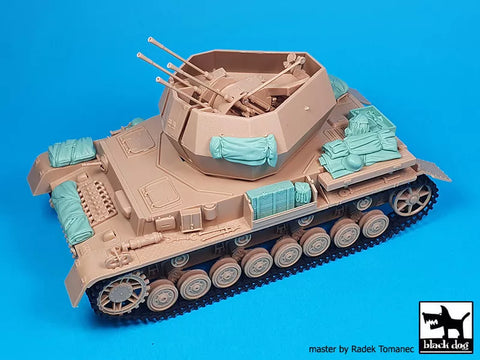 ブラックドッグ T35312 1/35 フラックパンサー IV ワイヤベルウィンド アクセサリーセット (アカデミー用)