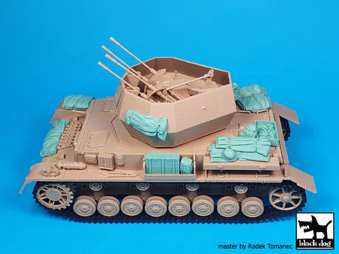 ブラックドッグ T35312 1/35 フラックパンサー IV ワイヤベルウィンド アクセサリーセット (アカデミー用)