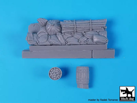 ブラックドッグ T35319 1/35 ウェストヨーロピアンカート アクセサリーセット(マスターボックス用)