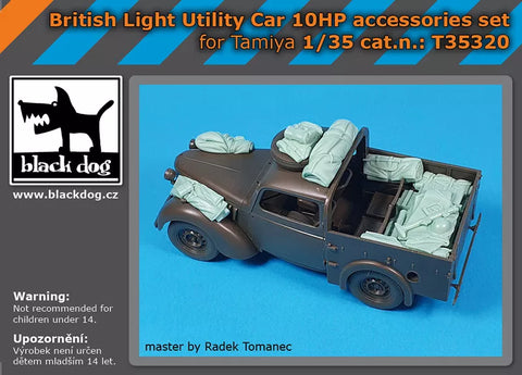 ブラックドッグ T35320 1/35 イギリス 軍用多用途系車両 10HP アクセサリーセット(タミヤ用)