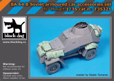 ブラックドッグ T35321 1/35 BA 64 B ソビエト 装甲車 アクセサリーセット(ミニアート用)