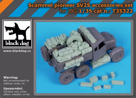 ブラックドッグ T35322 1/35 スキャメル パイオニア SV2S アクセサリーセット(IBGモデル用)