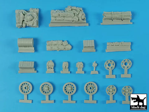 ブラックドッグ T35324 1/35 T 34 Tyagach model 1944 アクセサリーセット(ズベズダ用)