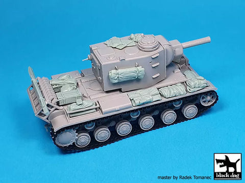 ブラックドッグ T72182 1/72 ドイツ Pz.Kpfw KV-2 アクセサリーセット (トランぺッター用)