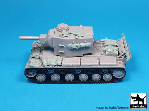 ブラックドッグ T72182 1/72 ドイツ Pz.Kpfw KV-2 アクセサリーセット (トランぺッター用)