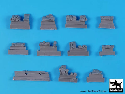 ブラックドッグ T72182 1/72 ドイツ Pz.Kpfw KV-2 アクセサリーセット (トランぺッター用)