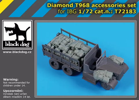 ブラックドッグ T72183 1/72 ダイアモンド T968 アクセサリーセット (IBG用)