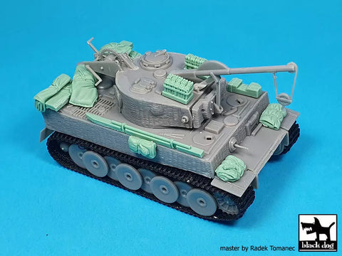 ブラックドッグ T72187 1/72 ベルゲパンツァー タイガー I アクセサリーセット (ドラゴン用)
