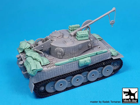 ブラックドッグ T72187 1/72 ベルゲパンツァー タイガー I アクセサリーセット (ドラゴン用)