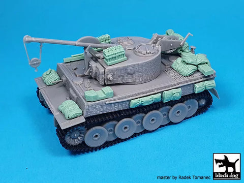 ブラックドッグ T72187 1/72 ベルゲパンツァー タイガー I アクセサリーセット (ドラゴン用)