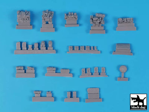 ブラックドッグ T72190 1/72 WWII 軍用車セット アクセサリーセット (アカデミー用)