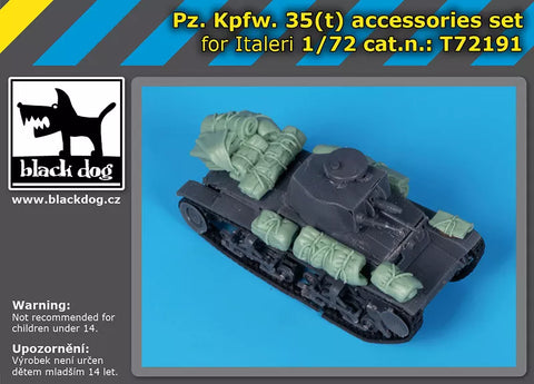 ブラックドッグ T72191 1/72 Pz. Kpfw. 35(t) イタレリ アクセサリーセット (イタレリ用)