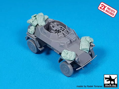 ブラックドッグ T72192 1/72 Sd.Kfz 222 Panzerrspahwagen アクセサリーセット(ドラゴン用)