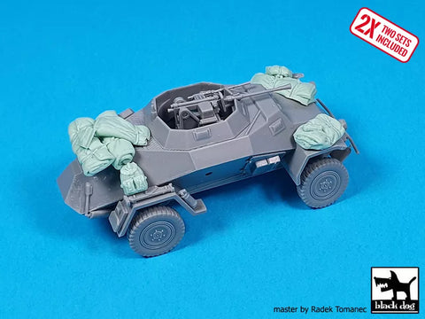 ブラックドッグ T72192 1/72 Sd.Kfz 222 Panzerrspahwagen アクセサリーセット(ドラゴン用)