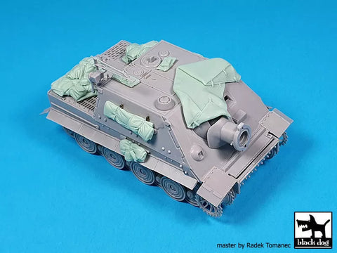 ブラックドッグ T72193 1/72 シュトルムタイガー アクセサリーセット(トランぺッター用)