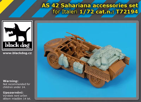 ブラックドッグ T72194 1/72 AS 42 サハリアノ アクセサリーセット(イタレリ用)
