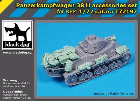 ブラックドッグ T72197 1/72 Panzerkampfwagen 38 H アクセサリーセット(RPM用)
