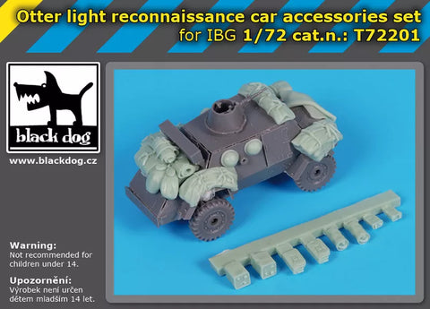 ブラックドッグ T72201 1/72 オッター 軽偵察車 アクセサリーセット(ICM用)
