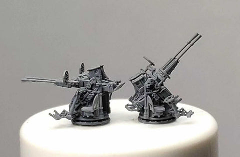 バンカースタジオ IJN35003 1/350 WWII 日本海軍 九六式25mm連装機銃 環型照準器(初期型)(10基入り)