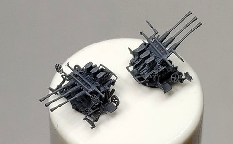 バンカースタジオ IJN35005 1/350 WWII 日本海軍 九六式25mm三連装機銃 環型照準器(初期型)(10基入り)