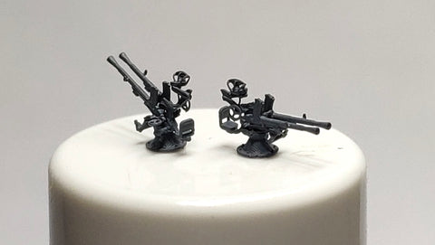 バンカースタジオ IJN35013 1/350 WWII 日本海軍 九三式13mm連装機銃(大和型用)(8基入り)