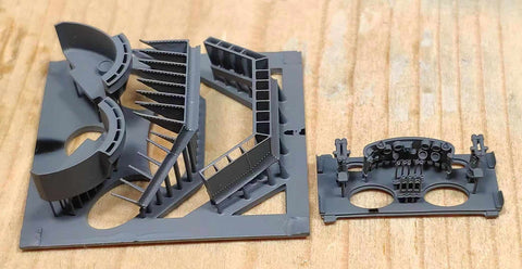 バンカースタジオ IJN35025 1/350 WWII 日本海軍 戦艦 大和 遮風装置&装備品セット(タミヤ78025用)