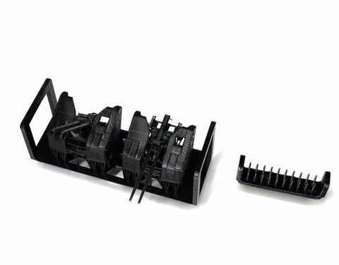 バンカースタジオ IJN35033 1/350 WWII日本海軍 65口径九八式10cm連装高角砲(超大和型/大鳳用)