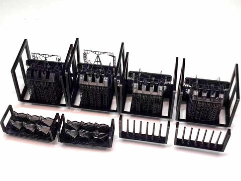 バンカースタジオ IJN35038 1/350 WWII日本海軍 戦艦 大和 15.5cm副砲塔4基セット 1941年 就役時